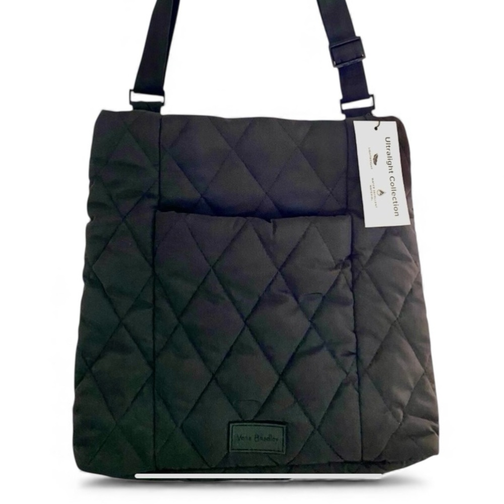 🌸Vera Bradley Quilted Hipster Black - Picture 4 of 6